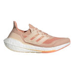 adidas L&oslash;besko adidas Ultraboost 21 Neutral sko Damer - rosa, hvid