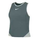 Nike T&oslash;j Nike Dri-Fit Court Slam Tanktop Damer-M&oslash;rkegr&oslash;n