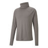 Cloudspun High Neck Longsleeve Shirt, lang&aelig;rmet Herrer - gr&aring;, 