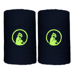 Quiet Please Tennistøj Quiet Please Long Svedbånd Pakke med 2 Unisex - mørkeblå, neongrøn
