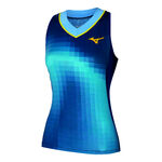 Mizuno Tøj Mizuno Frontier Tanktop Damer-Blå,Flerfarvet