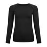BL Top Crew Neck Performance Light Eco Shirt,Lang&aelig;rmet Damer-Sort