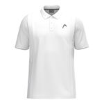 HEAD Tøj HEAD Club 25 Tech Polo Herrer-Hvid