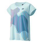 Yonex Tøj Yonex Crew Neck T-shirt Damer - lyseblå, 