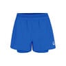 Rematch 2in1 Shorts Damer - bl&aring;, hvid
