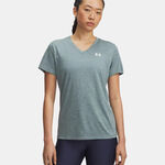 Under Armour T&oslash;j Under Armour Tech Twist T-shirt Damer-bl&aring;-gr&aring;
