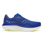 Saucony L&oslash;besko Saucony Ride 18 Neutral sko Herrer-bl&aring;,citrongul