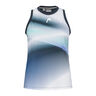 Performance Tanktop Damer - mørkeblå, hvid