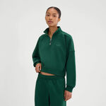 Ellesse Tøj Ellesse Carrera 1/4 Zip Shirt, langærmet Damer-mørkegrøn