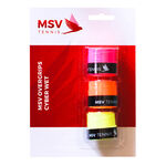 MSV Overgrips MSV Cyber Wet Pakke Med 3-Neongul,Neonorange