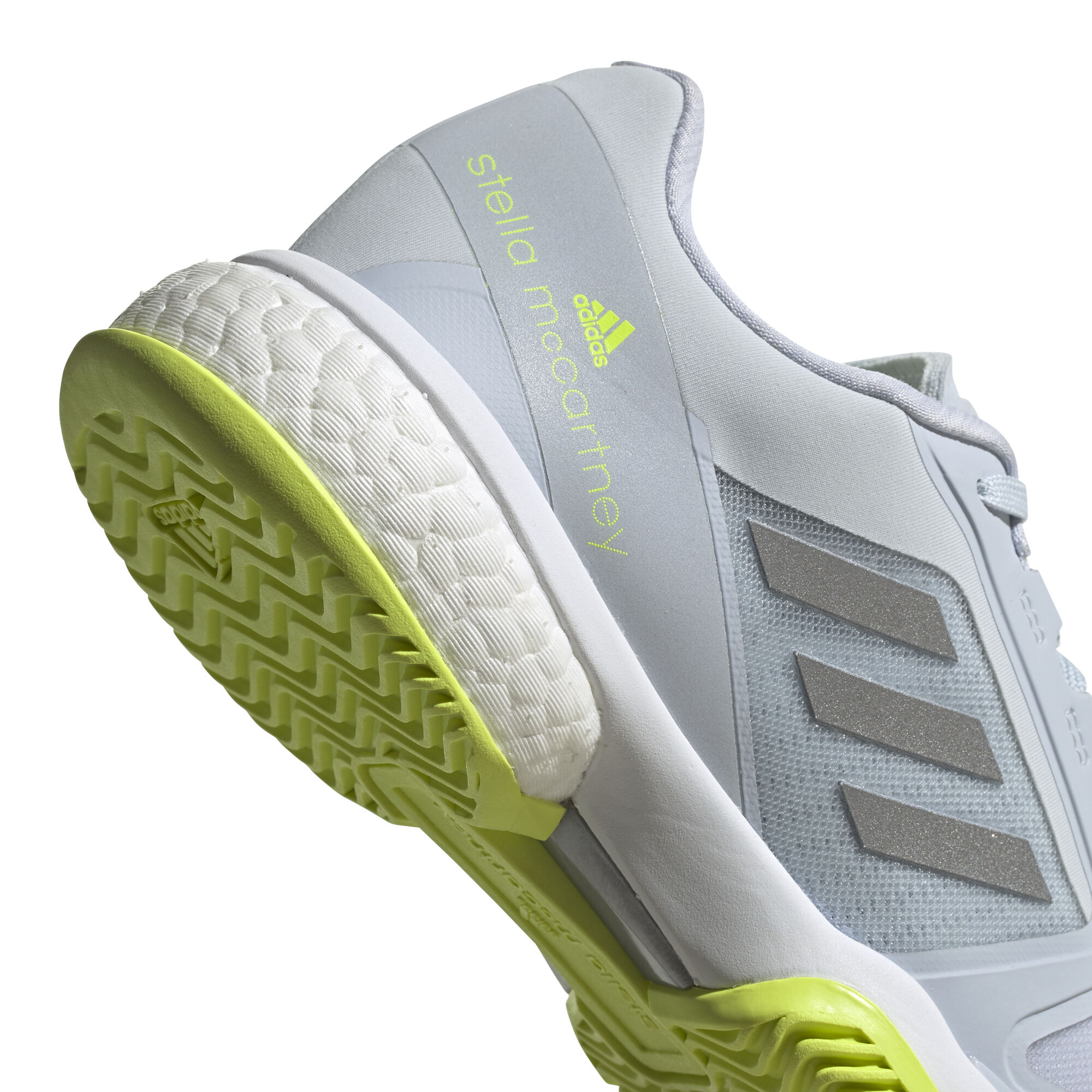 adidas Stella McCartney Tennis Allcourt-sko - Lyseblå, Lime køb | Tennis-Point