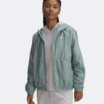 Under Armour T&oslash;j Under Armour Rival Sport Tr&aelig;ningsjakke Damer-Gr&oslash;n