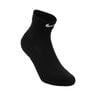 Fast Midweight Ankle Løbesokker Unisex - sort, grå