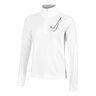 Swoosh Half-Zip Løbetrøje Damer - hvid, 