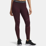 Under Armour Tøj Under Armour ColdGear Textured Stramme løbebukser Damer-vinrød