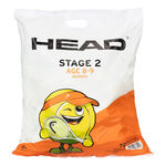 HEAD Tennisbold HEAD Stage 2 Orange Pose Med 72