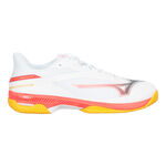 Mizuno Tennissko Mizuno Wave Exceed Court Allcourt-sko Herrer-Hvid,Koral