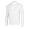 Seamless Stride 1/4 Zip Shirt,Langærmet Herrer-Hvid
