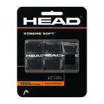 HEAD Overgrips HEAD  Xtreme Soft Pakke med 3 - sort
