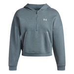 Under Armour T&oslash;j Under Armour Rival Fleece  Piped Half-Zip Sweatshirt Damer-hvid