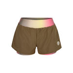 BIDI BADU Tøj BIDI BADU Spectrum 2In1 Printed Shorts Damer-Brun,Gul