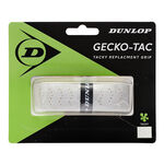 Dunlop <b>b</b>asisgrebsbånd Dunlop Gecko-Tac Replacement Grip Pakke Med 1-Hvid