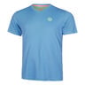 Crew Inside Out V-Neck T-shirt Herrer-Blå,Neongrøn