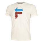 Fila Tøj Fila Nevio T-shirt Herrer-Creme,Blå
