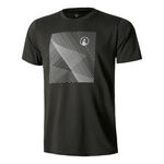 Quiet Please Tøj Quiet Please Square Lines T-shirt Herrer - antracit, 