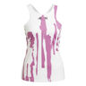New York Y Tanktop Damer-Hvid,Lilla