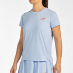 Bullpadel Tøj Bullpadel Chamuy T-shirt Damer-Blå