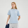 Soffio T-shirt Damer-Lyseblå,Hvid