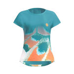 BIDI BADU Tøj BIDI BADU Melbourne 2025 T-shirt Pige-Petrol,Orange