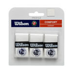 Wilson Overgrips Wilson Pro Overgrip Roland Garros Pakke Med 3-Hvid,Blå