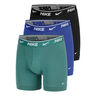 Everyday Cotton Stretch Boksershorts Pakke med 3 Herrer - flerfarvet, sort
