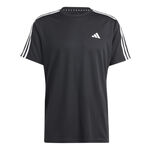 adidas Tøj adidas Essentials Train 3-Stripes Training T-shirt Herrer-Sort,Hvid