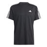 Essentials Train 3-Stripes Training T-shirt Herrer-Sort,Hvid