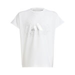 adidas Tøj adidas Winter T-shirt Børn-Hvid,Sølv