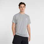 New Balance Tøj New Balance Short Sleeve T-shirt Herrer-Grå
