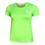 BIDI BADU Tøj BIDI BADU Eve Tech Roundneck T-shirt Damer-Neongrøn