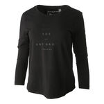 Limited Sports Tøj Limited Sports Laura Shirt,Langærmet Damer-Sort,Sølv
