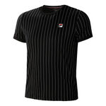 Fila Tøj Fila Stripes T-shirt Herrer-Sort,Hvid