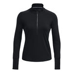 Under Armour L&oslash;betr&oslash;je Under Armour Qualifier Run Half-Zip Shirt,Lang&aelig;rmet Damer-Sort