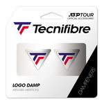 Tecnifibre Ketchertilbehør Tecnifibre Logo Damp Tricolore Dæmper-Hvid,Blå