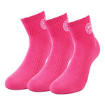 BIDI BADU Tøj BIDI BADU Gila Ankle Tech Sportssokker Pakke Med 3-Pink,Hvid