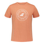 Babolat Tøj Babolat Exercise Graphic T-shirt Herrer-Orange,Hvid