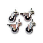 Gamma Teknisk udstyr Gamma Rollen Set Für Standard Stander-Sølv,Sort