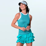 Lucky in Love T&oslash;j Lucky in Love Linen Nouveau Vision Tanktop Damer - turkis, hvid