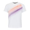 Performance T-shirt Herrer-Hvid,Orange