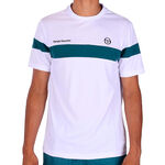 Sergio Tacchini Tennist&oslash;j Sergio Tacchini Leone PL T-shirt Herrer - hvid, petrol